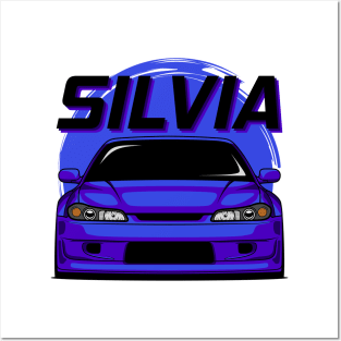 Silvia S15 Midnight Purple Posters and Art